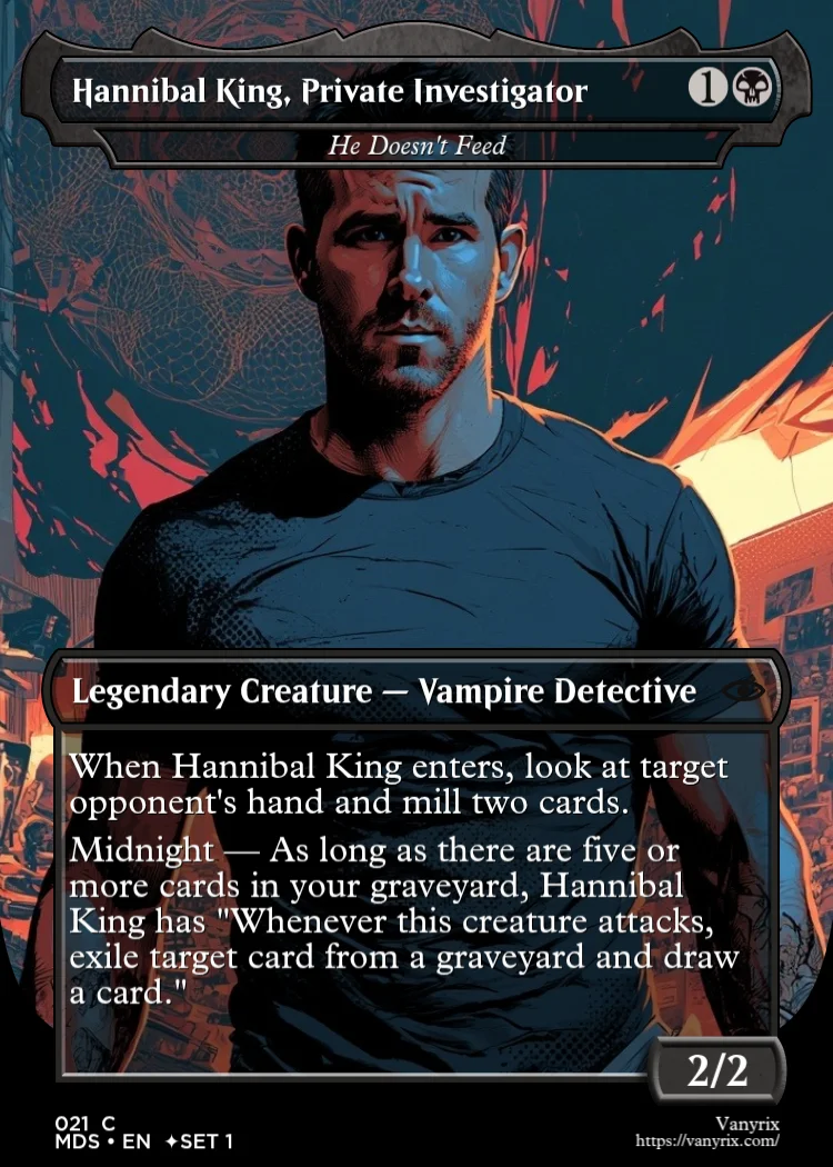 Hannibal King, Private Investigator
