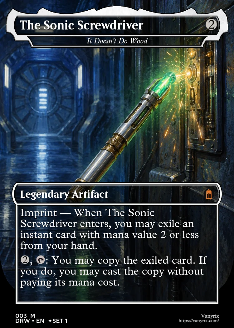 The Sonic Screwdriver