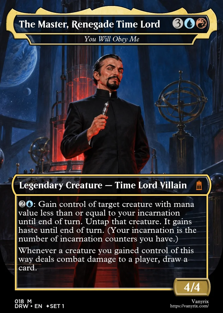 The Master, Renegade Time Lord