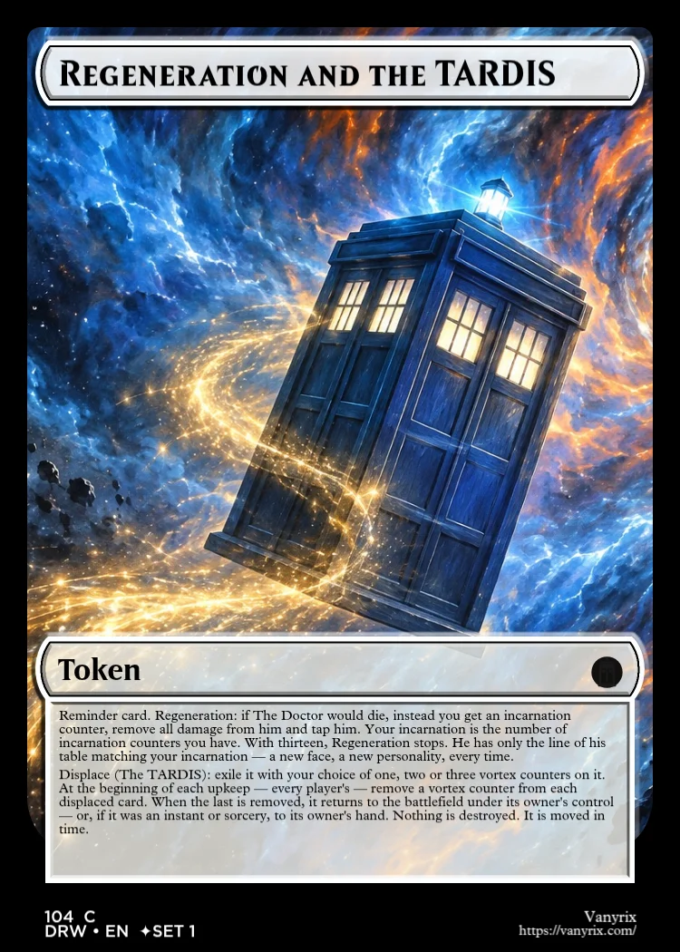 Regeneration and the TARDIS