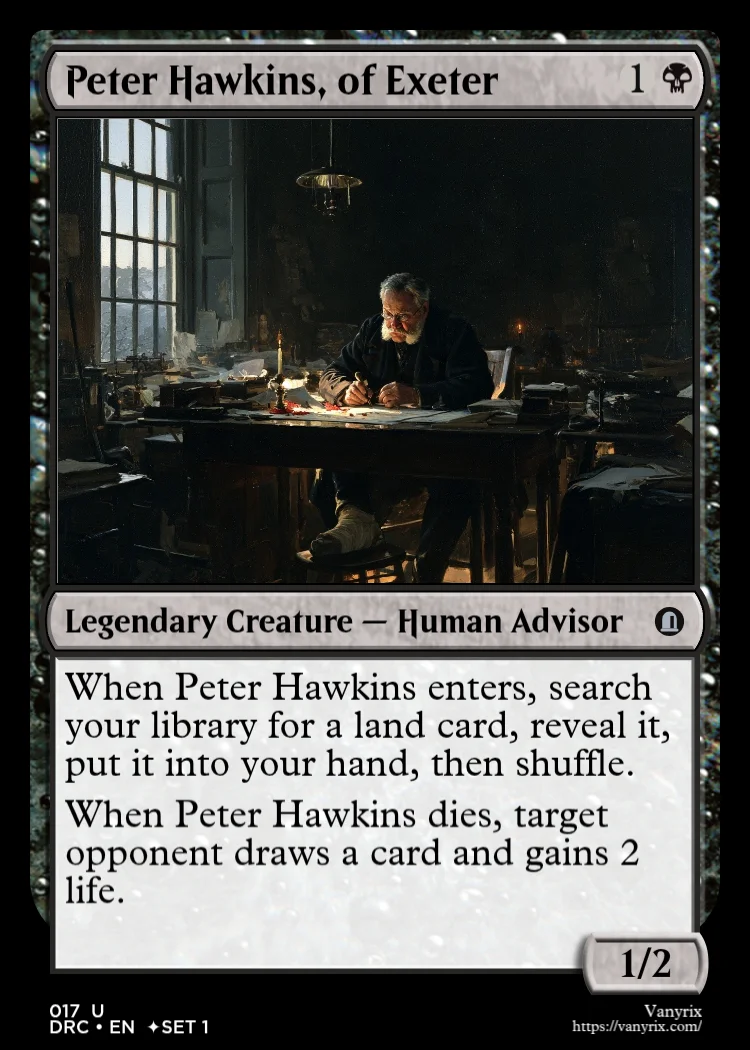 Peter Hawkins, of Exeter
