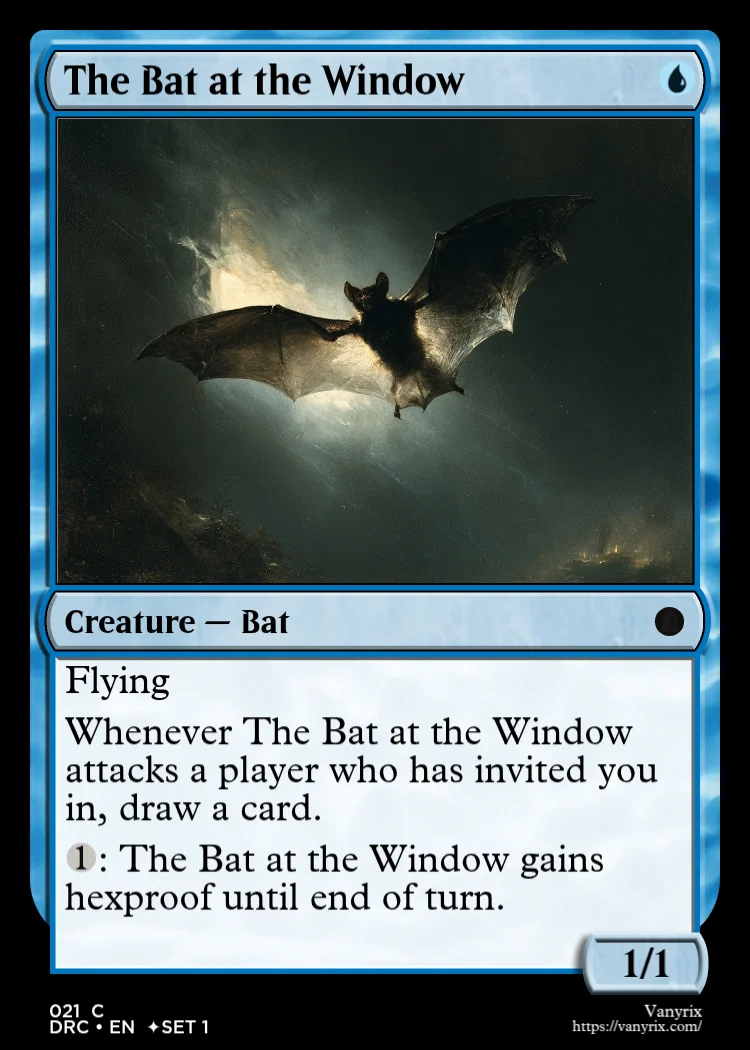 The Bat at the Window
