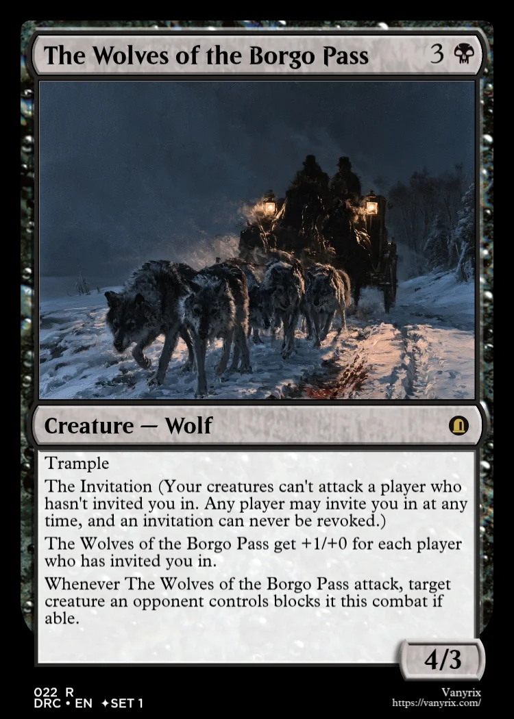 The Wolves of the Borgo Pass