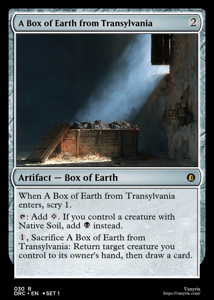 A Box of Earth from Transylvania