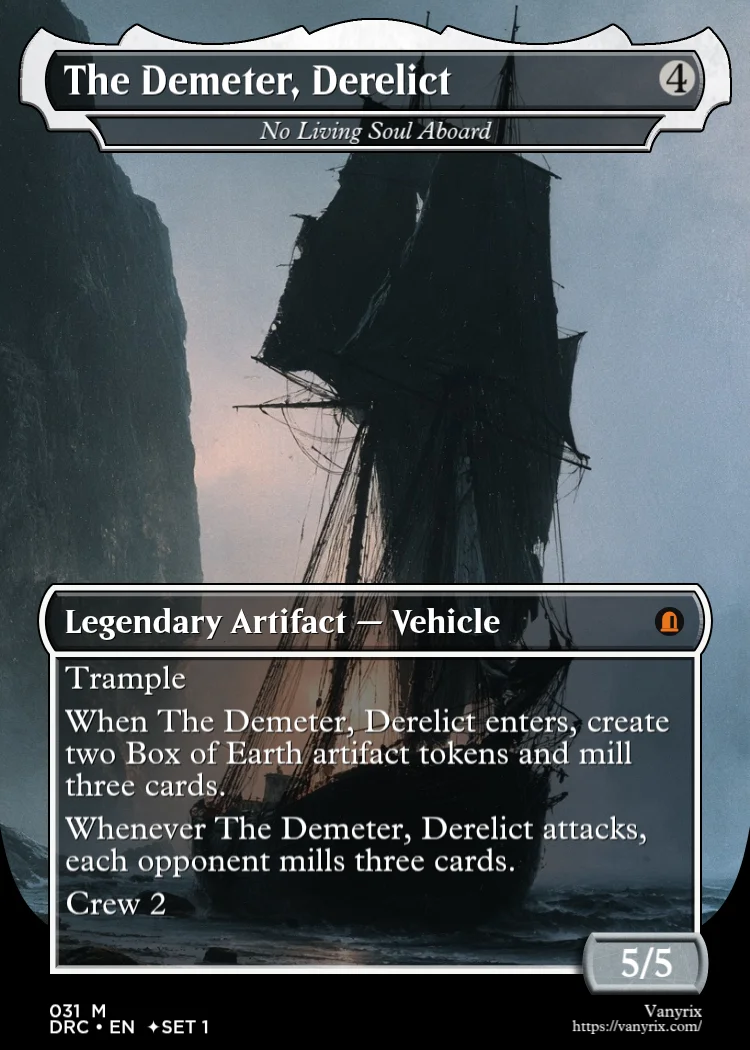 The Demeter, Derelict
