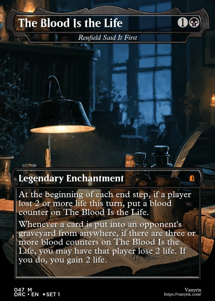 The Blood Is the Life