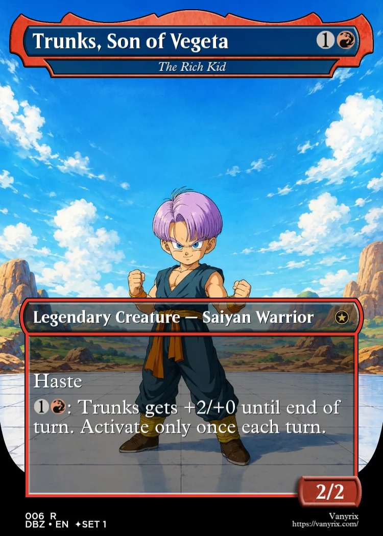 Trunks, Son of Vegeta
