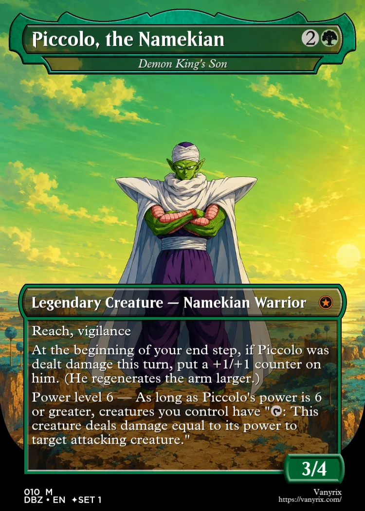 Piccolo, the Namekian