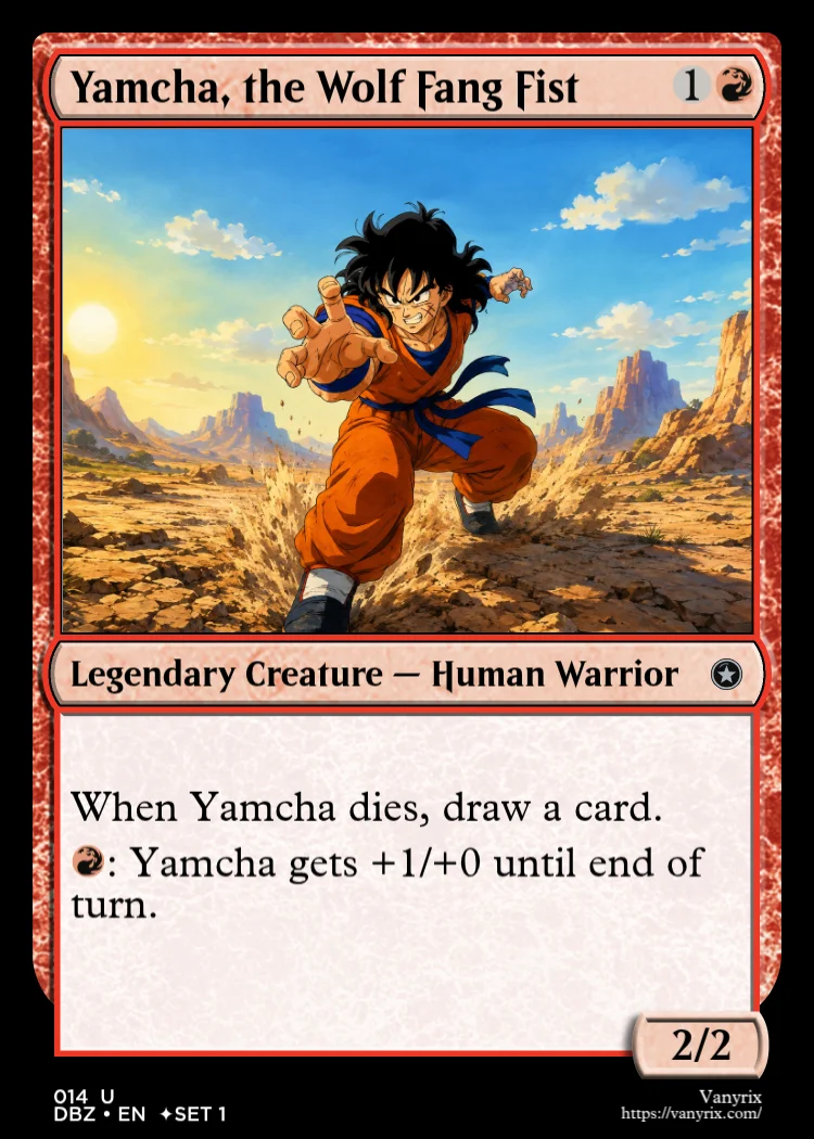 Yamcha, the Wolf Fang Fist
