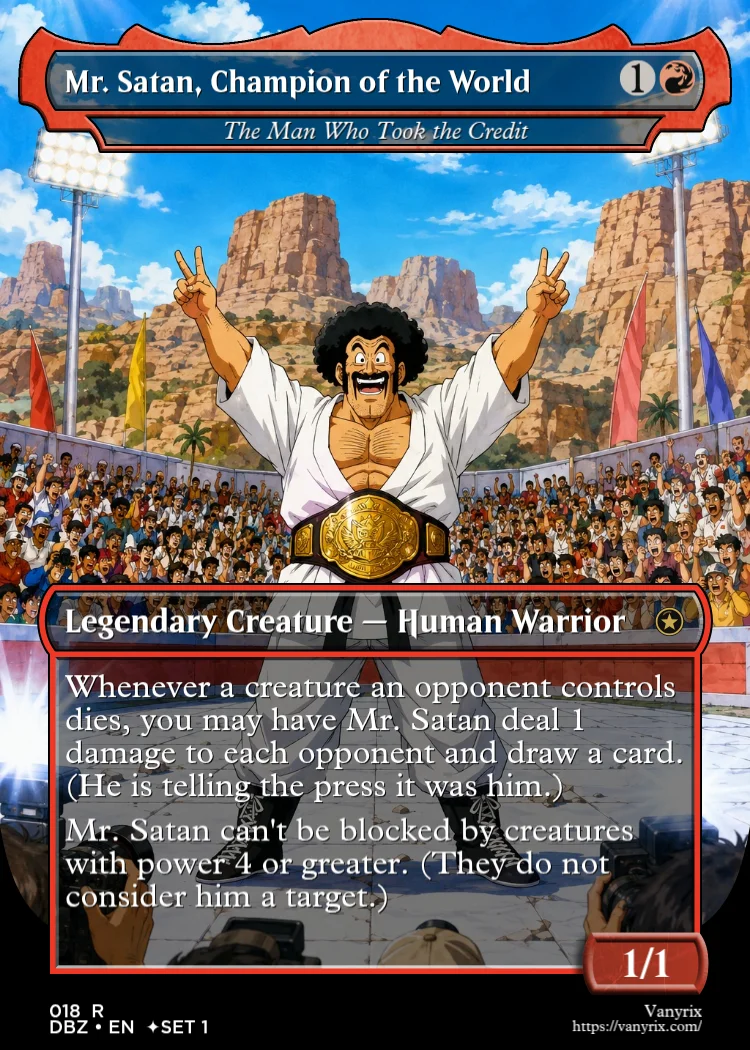 Mr. Satan, Champion of the World