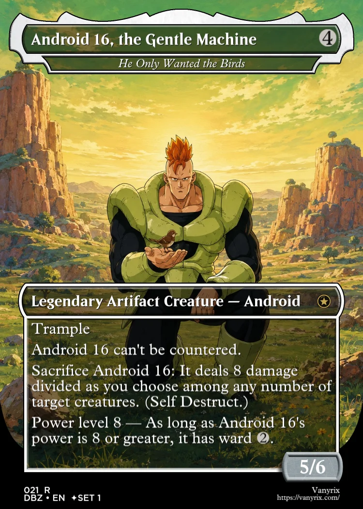 Android 16, the Gentle Machine