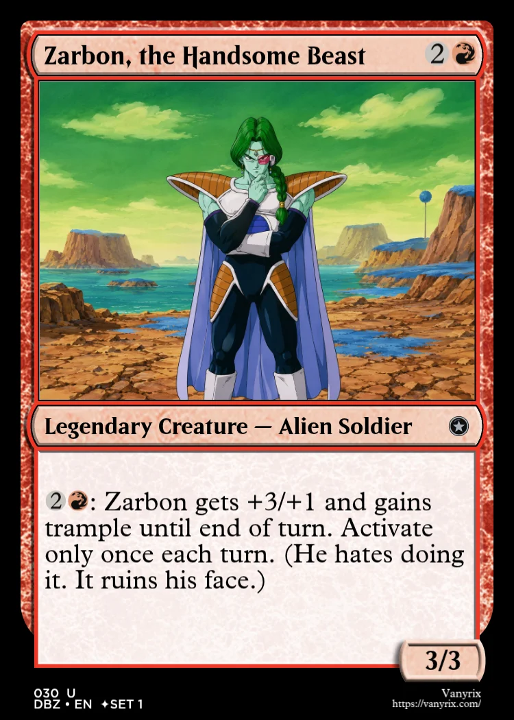 Zarbon, the Handsome Beast