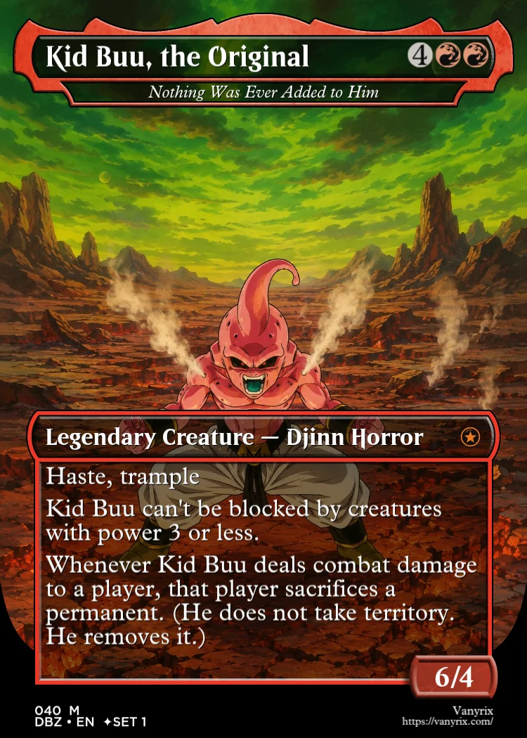Kid Buu, the Original