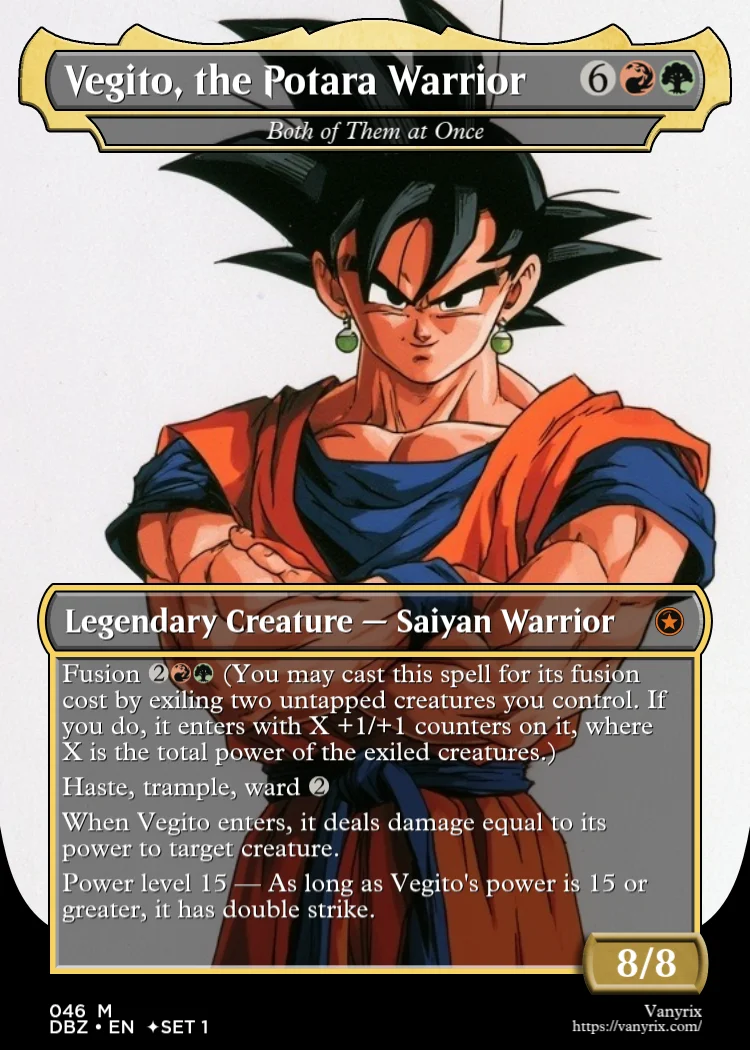 Vegito, the Potara Warrior