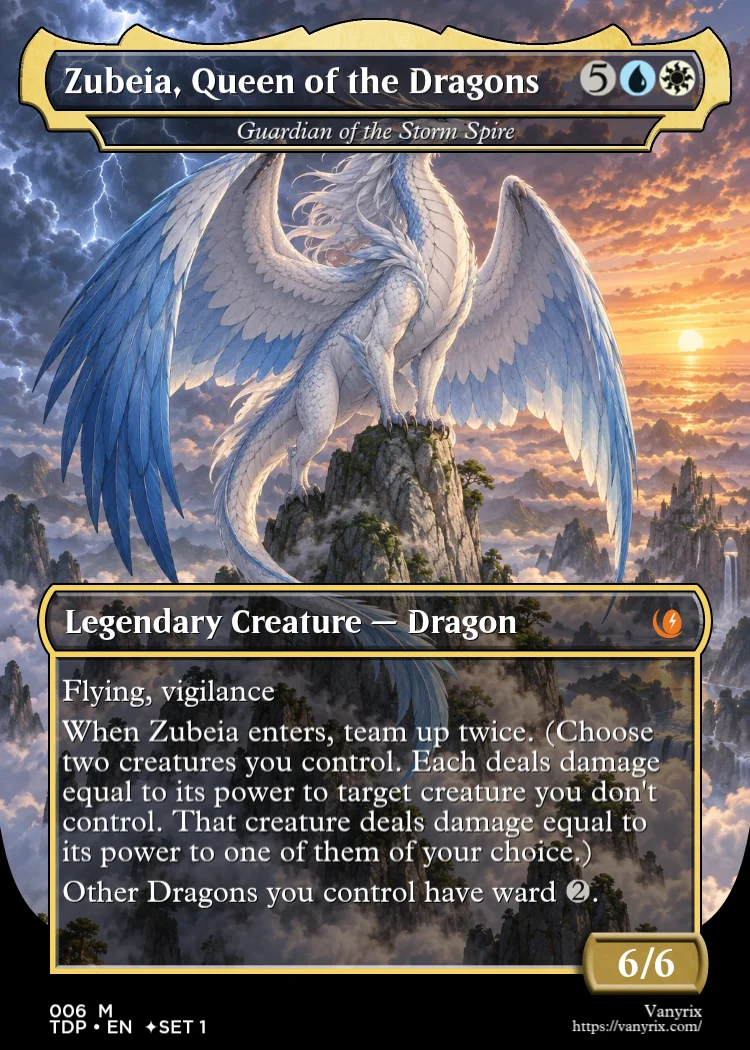 Zubeia, Queen of the Dragons