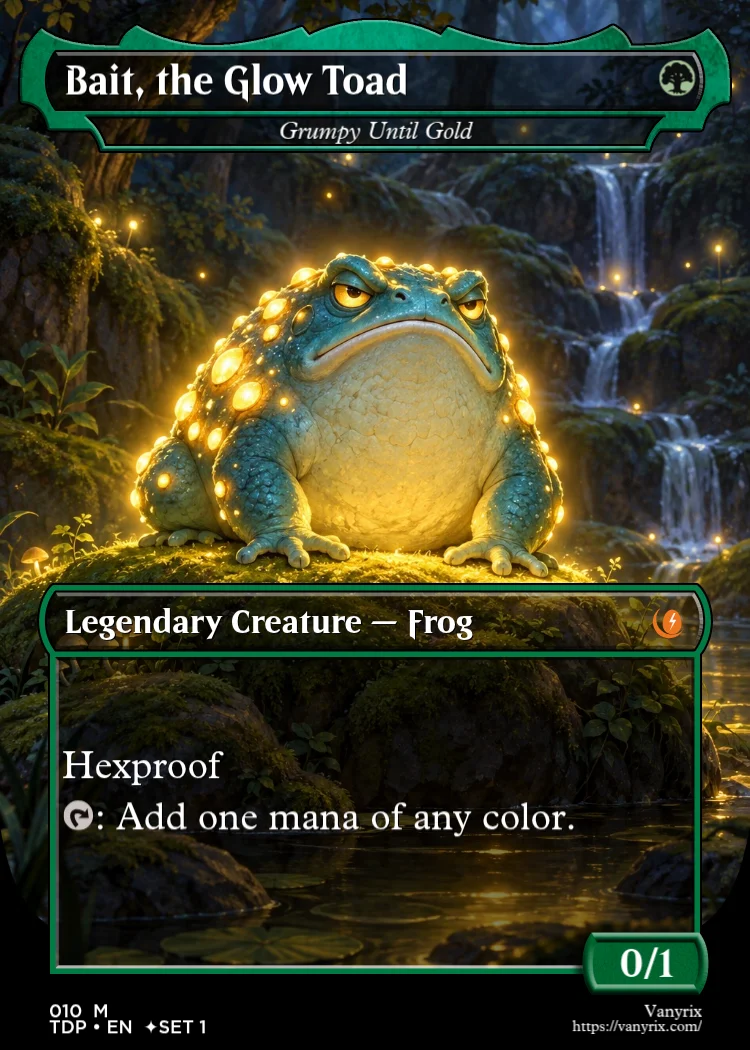 Bait, the Glow Toad