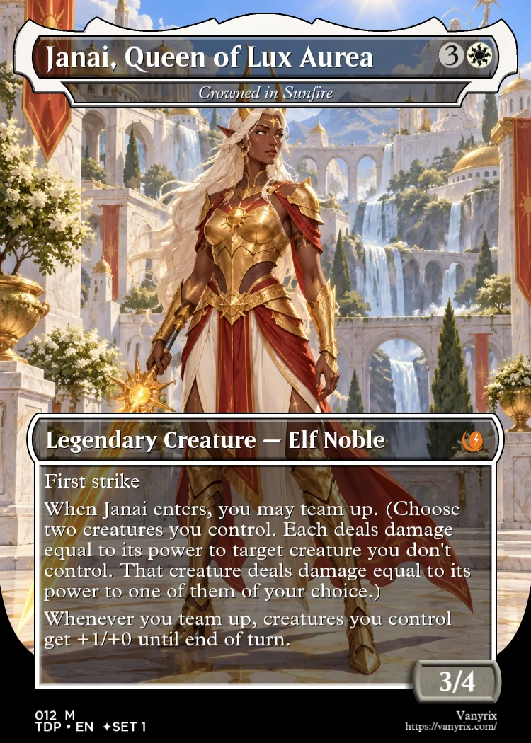 Janai, Queen of Lux Aurea