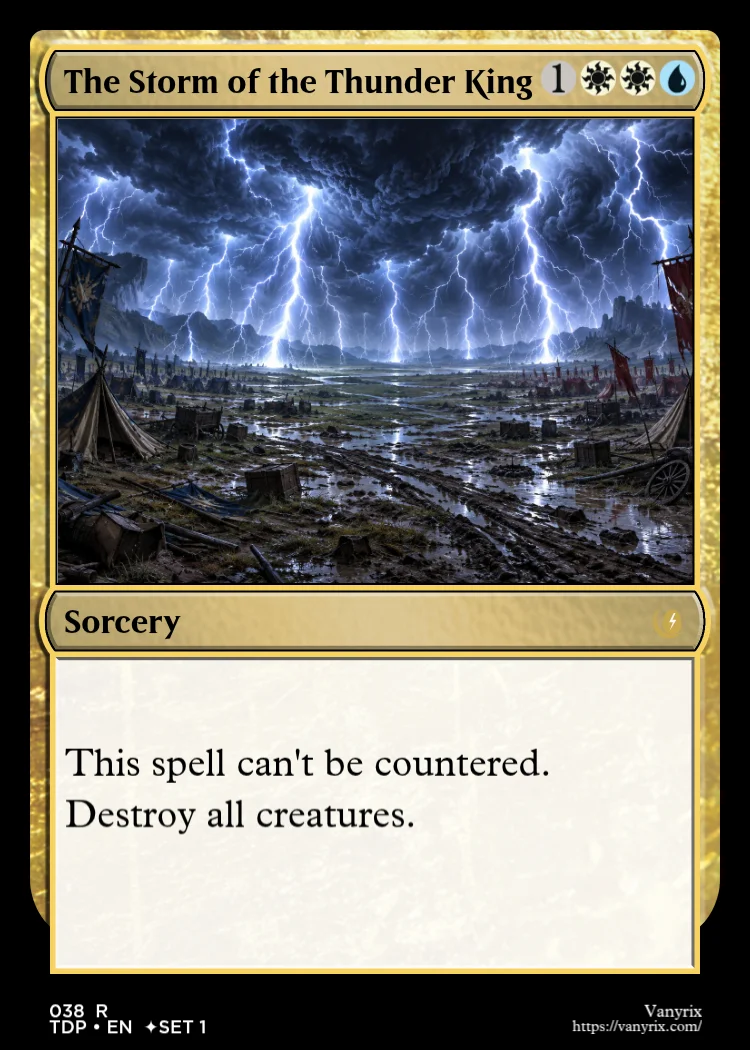 The Storm of the Thunder King