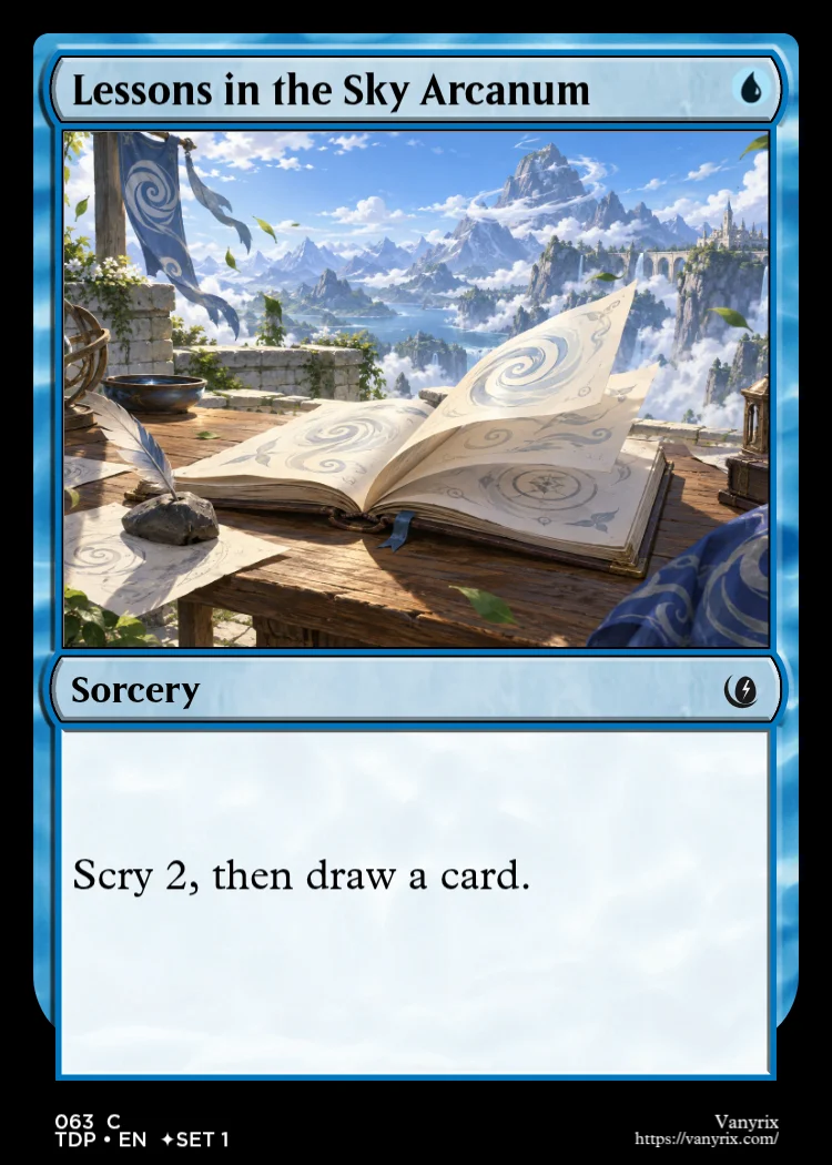 Lessons in the Sky Arcanum