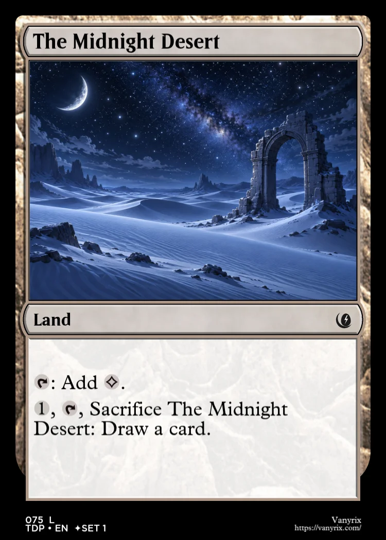 The Midnight Desert
