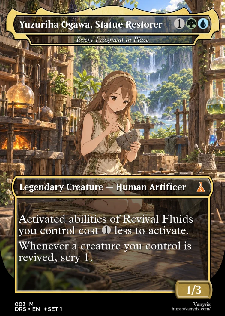 Yuzuriha Ogawa, Statue Restorer