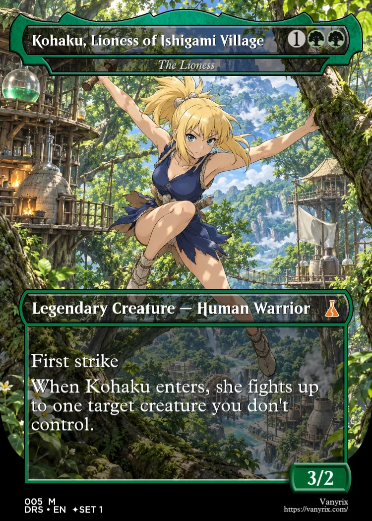 Kohaku, Lioness of Ishigami Village