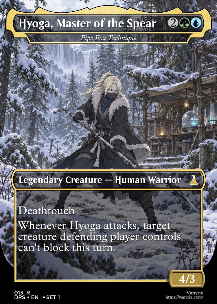 Hyoga, Master of the Spear