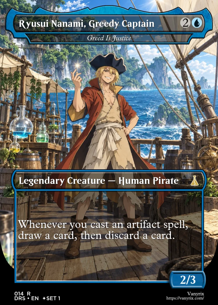 Ryusui Nanami, Greedy Captain