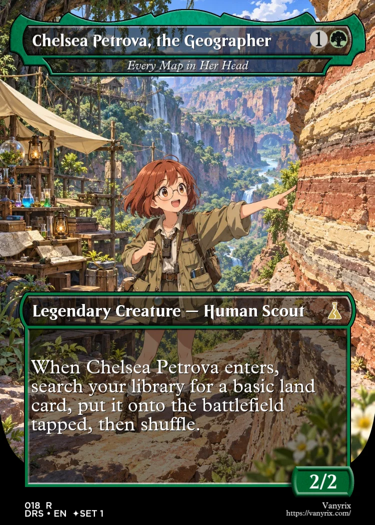 Chelsea Petrova, the Geographer