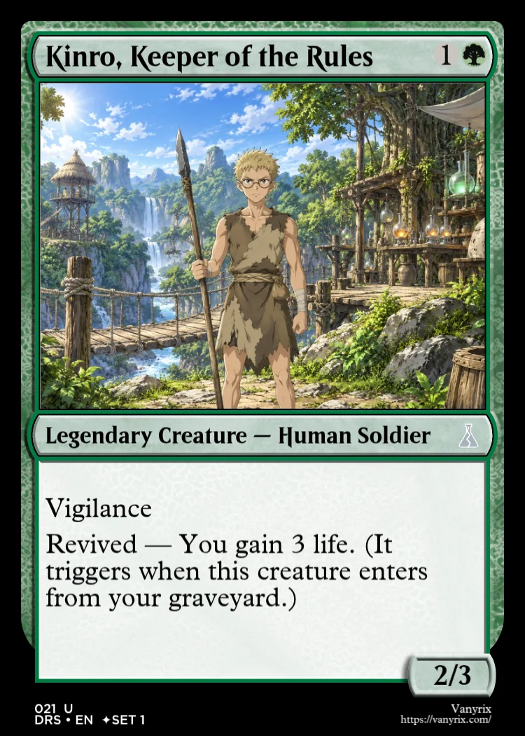 Kinro, Keeper of the Rules