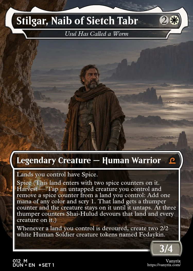 Stilgar, Naib of Sietch Tabr