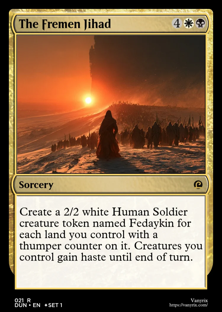 The Fremen Jihad