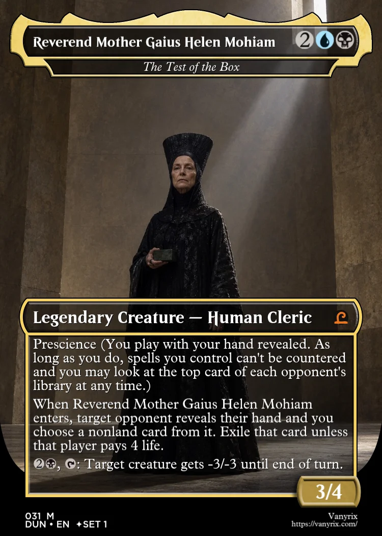 Reverend Mother Gaius Helen Mohiam