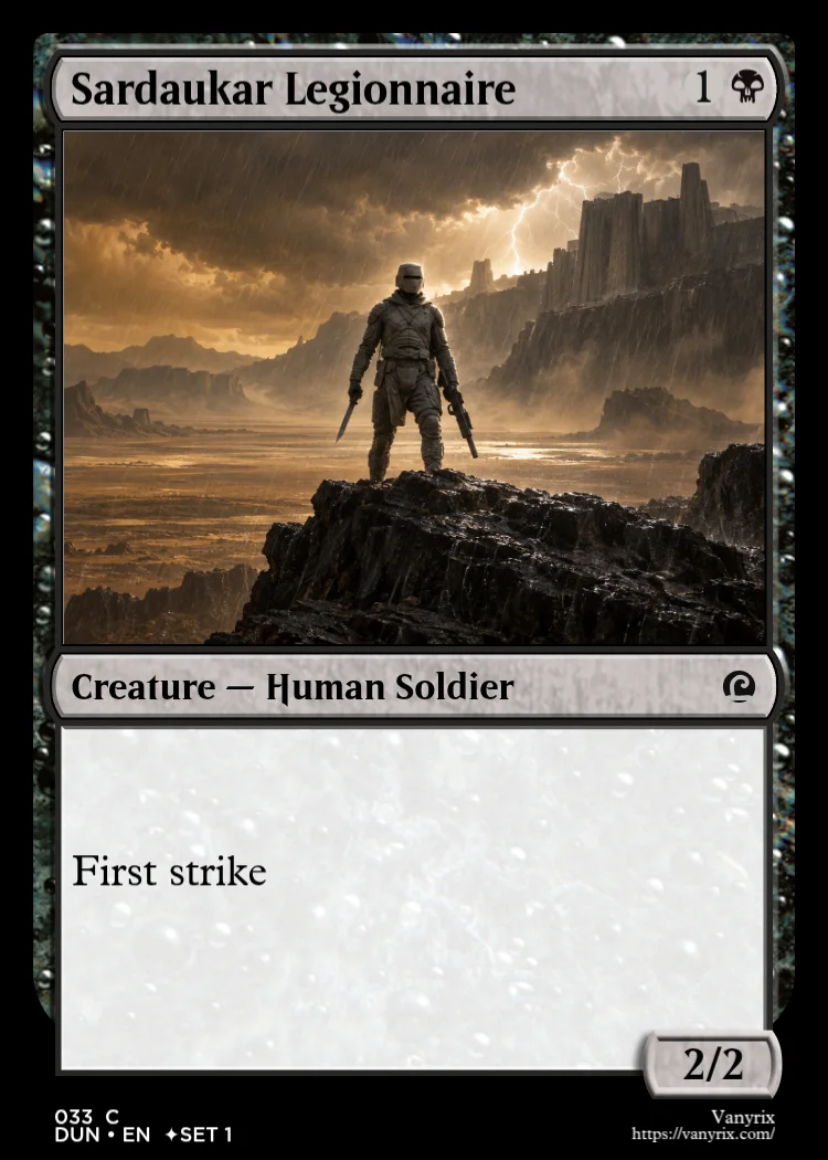 Sardaukar Legionnaire