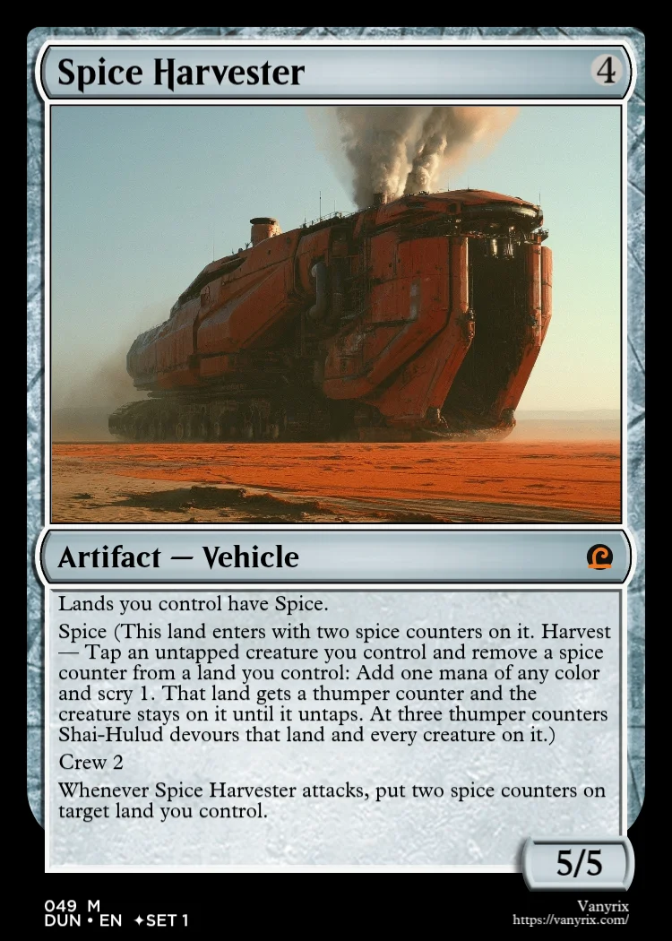 Spice Harvester