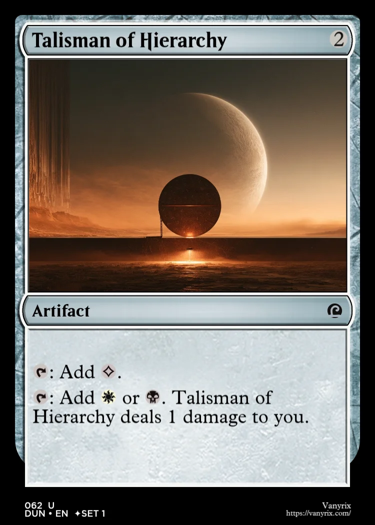 Talisman of Hierarchy