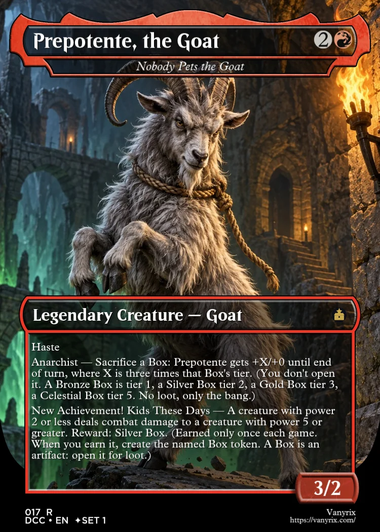 Prepotente, the Goat