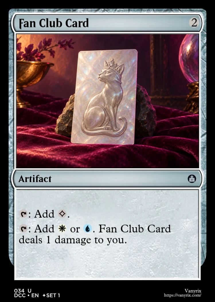 Fan Club Card