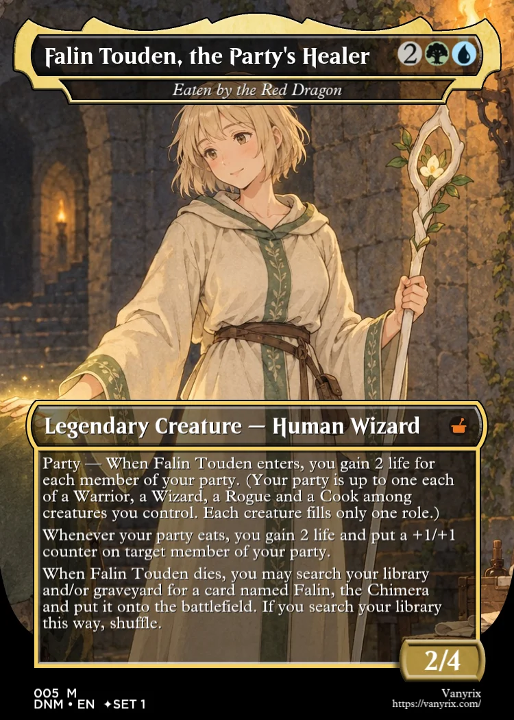 Falin Touden, the Party's Healer