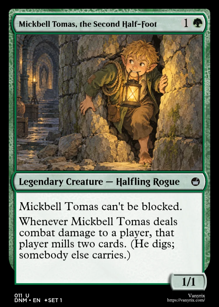Mickbell Tomas, the Second Half-Foot