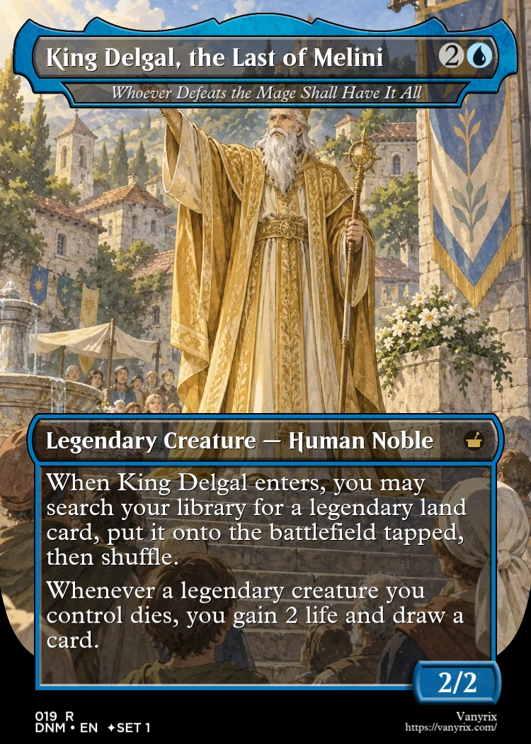 King Delgal, the Last of Melini