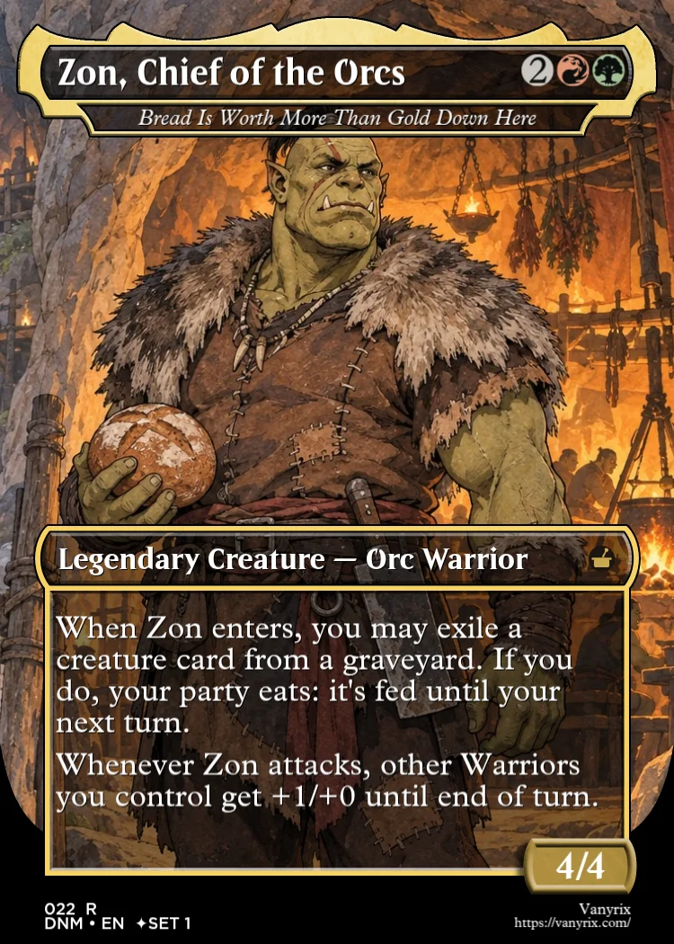 Zon, Chief of the Orcs