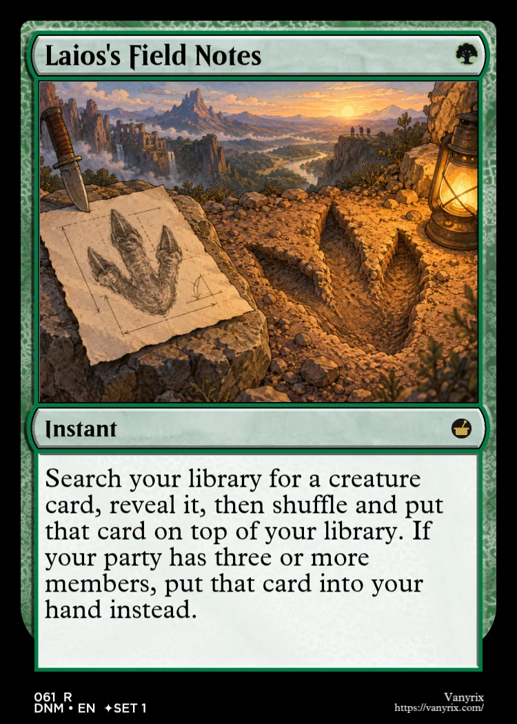 Laios's Field Notes