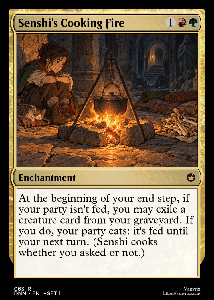 Senshi's Cooking Fire