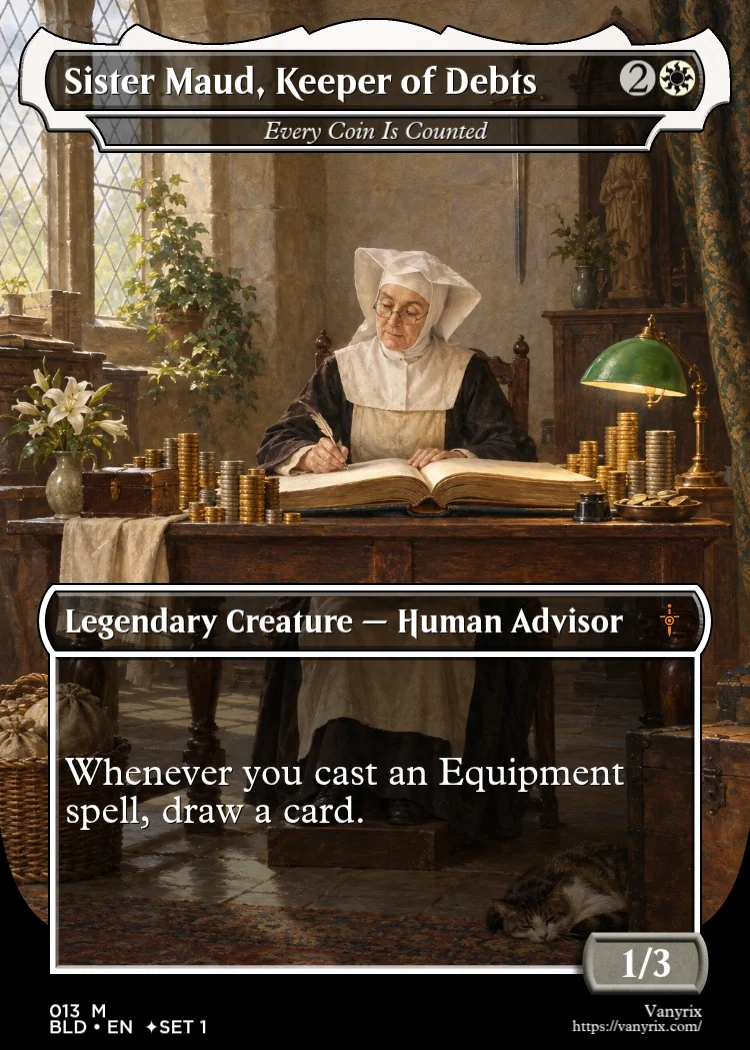 Sister Maud, Keeper of Debts