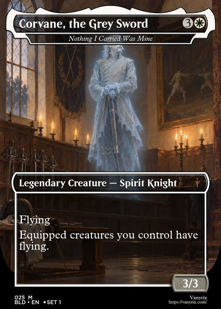 Corvane, the Grey Sword