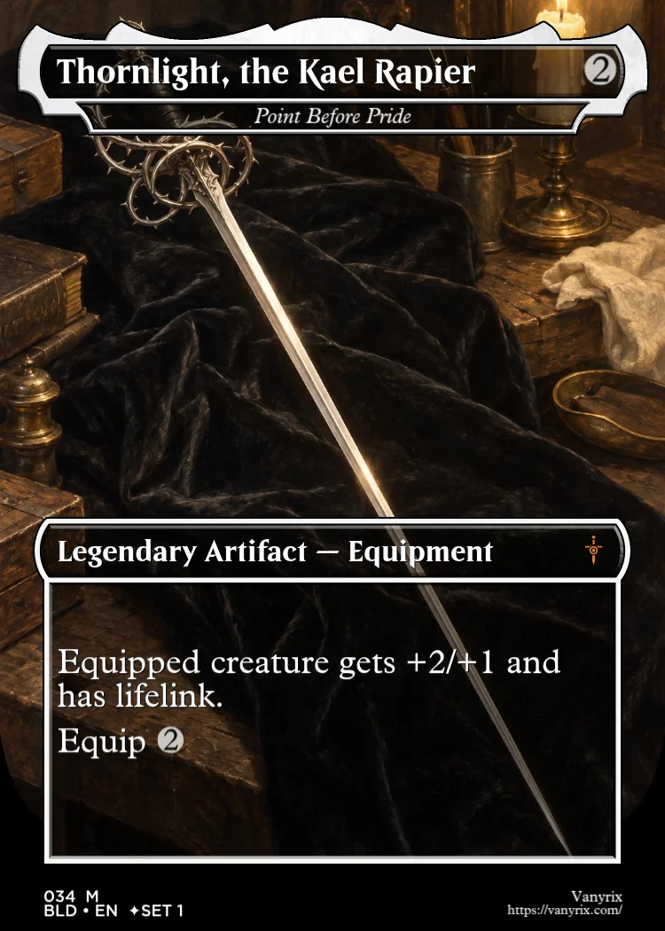 Thornlight, the Kael Rapier