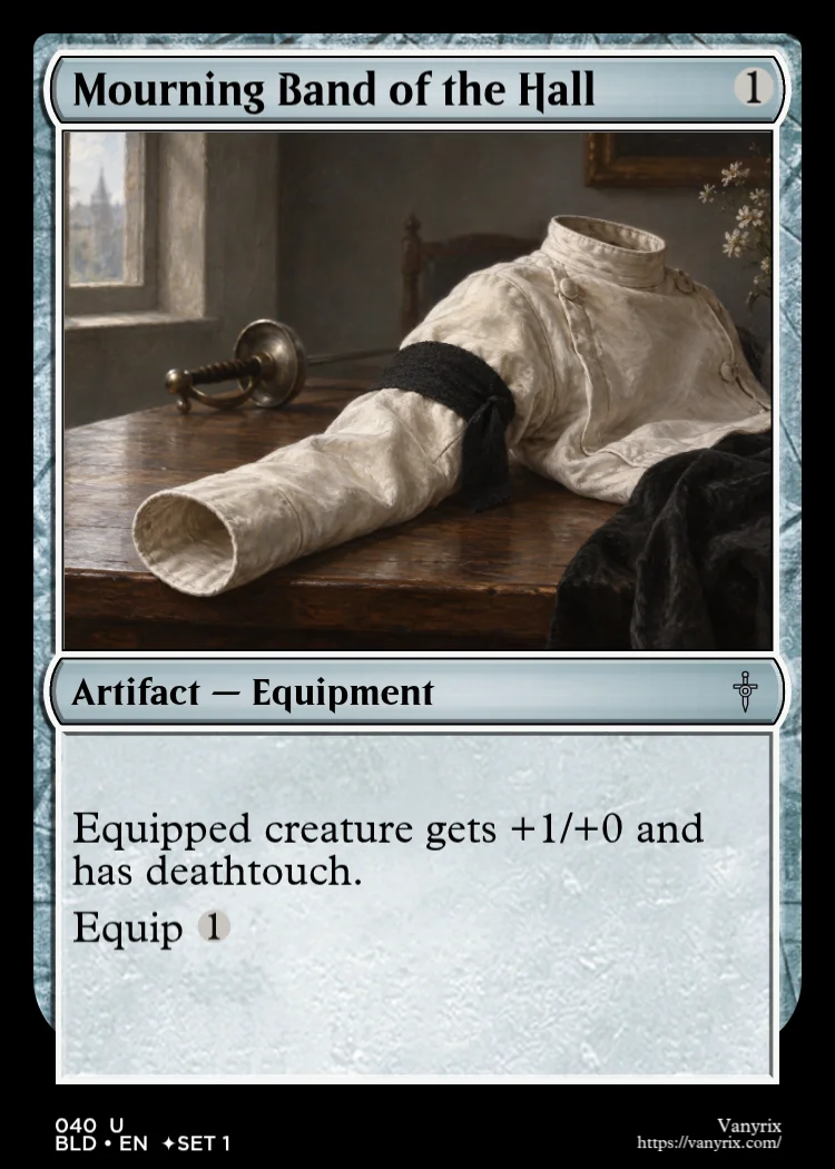 Mourning Band of the Hall