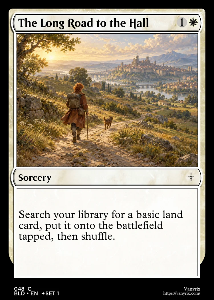 The Long Road to the Hall