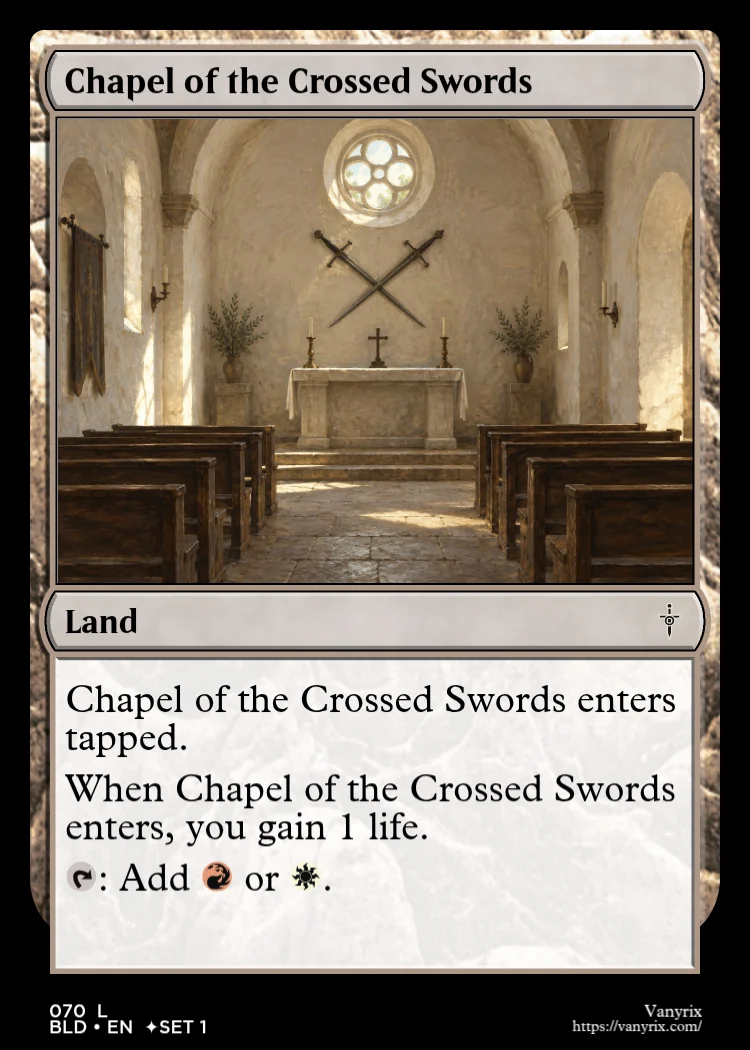 Chapel of the Crossed Swords